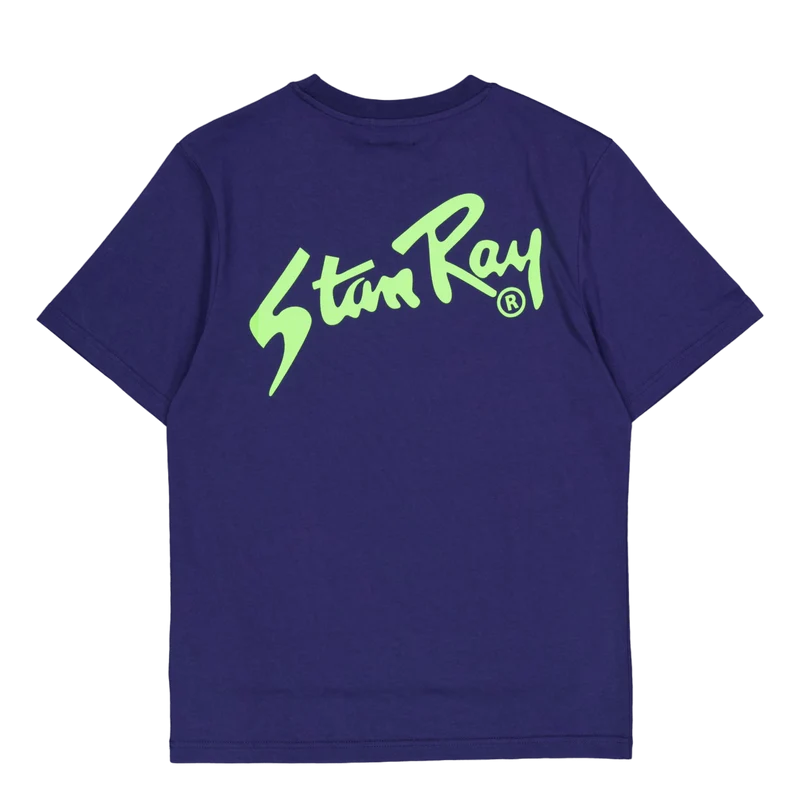 Stan Og Tee Navy / Lime Green