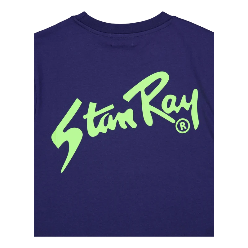 Stan Og Tee Navy / Lime Green