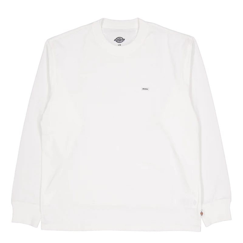 Clancy Heavyweight Tee Ls Whit White