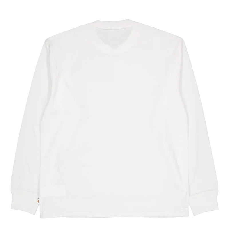 Clancy Heavyweight Tee Ls Whit White