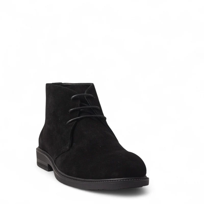 Men Black Chamois HalfBoot #5021