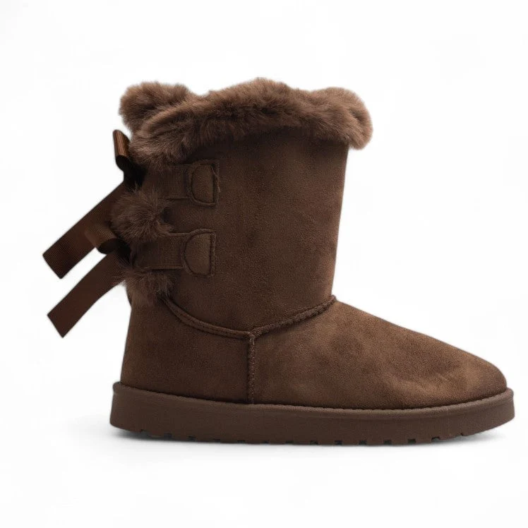 Europeon Union Women Brown Chamois Half Boot #3266