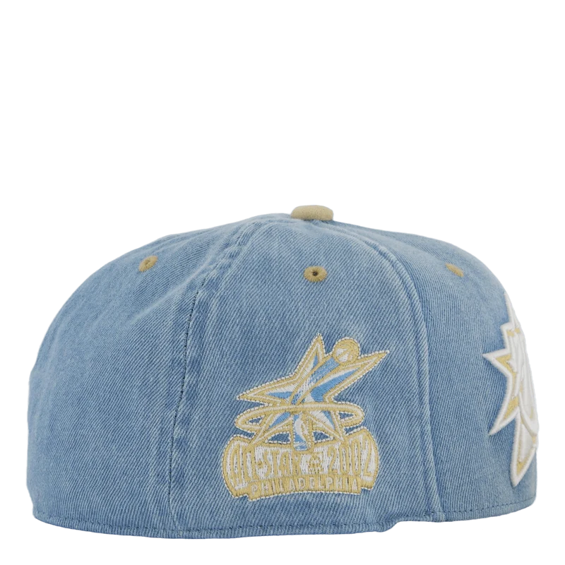 76ers Blue Jean Baby Fitted HWC