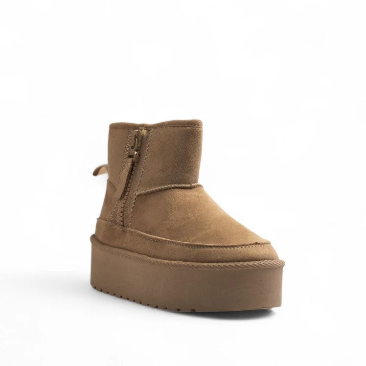 Europeon Union Women Cafe Chamois Half Boot #3281