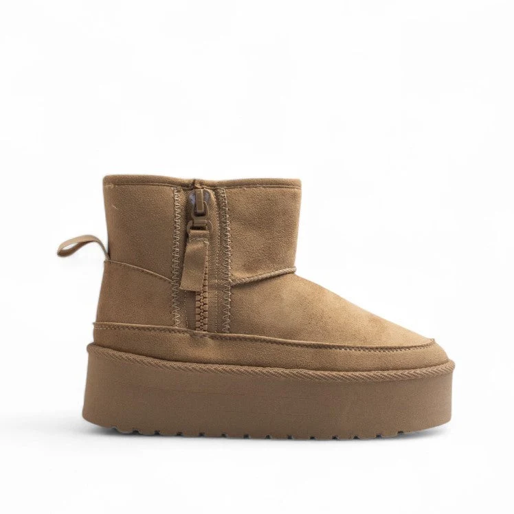 Europeon Union Women Cafe Chamois Half Boot #3281