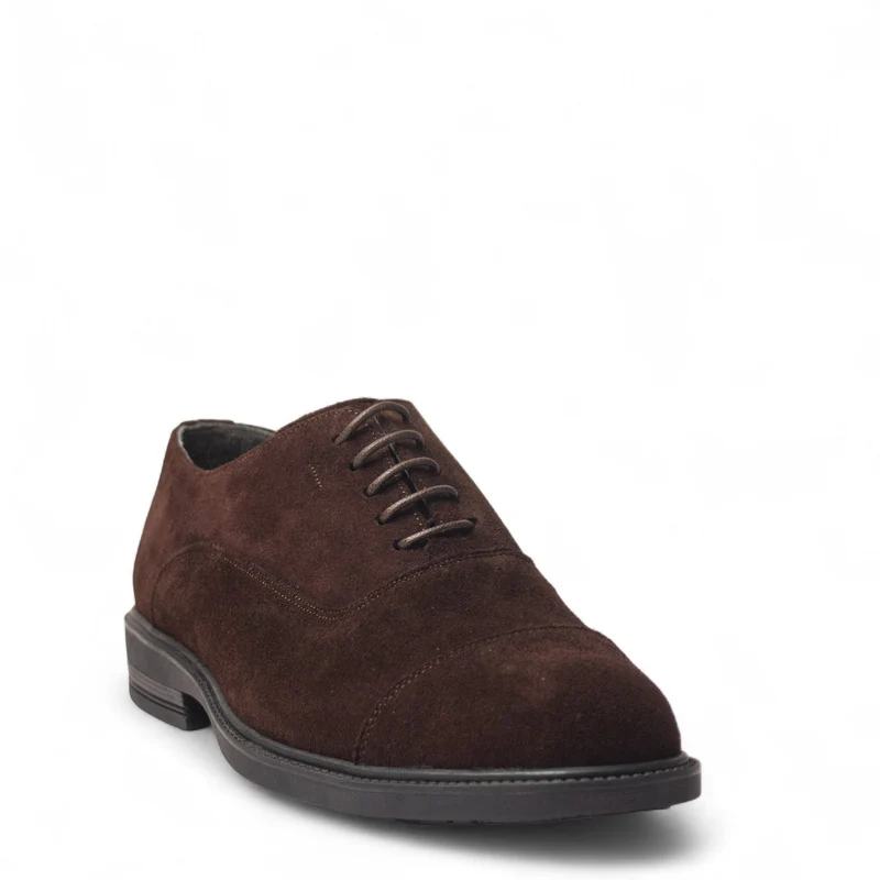 Men Brown Chamois Shoes #5038