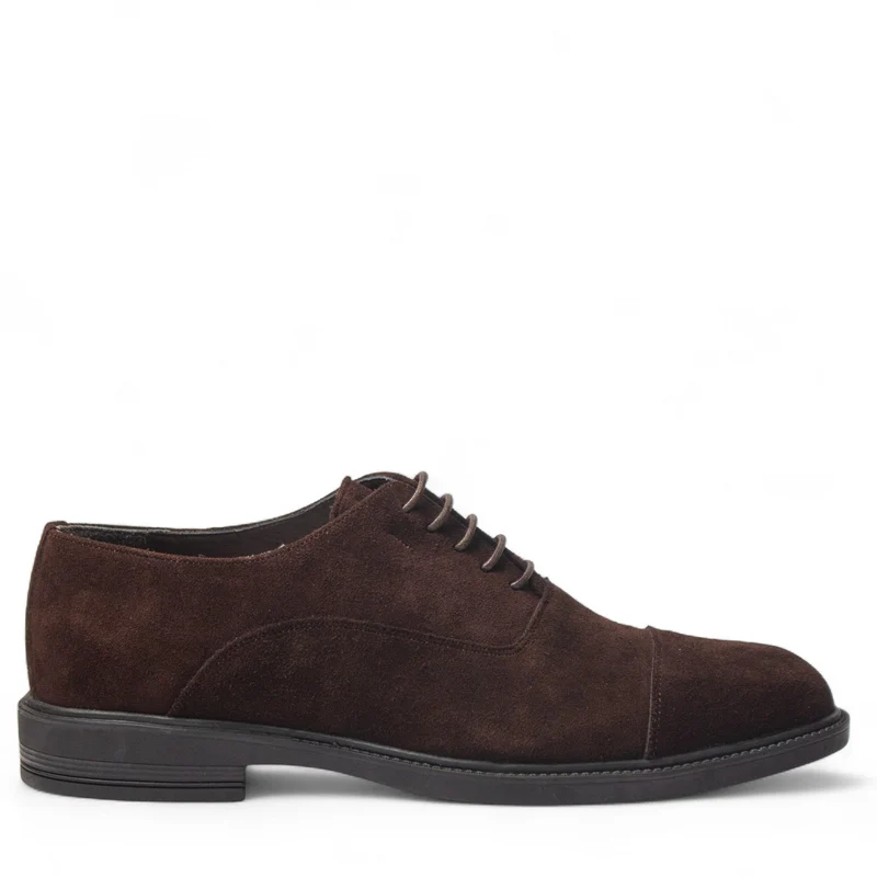 Men Brown Chamois Shoes #5038