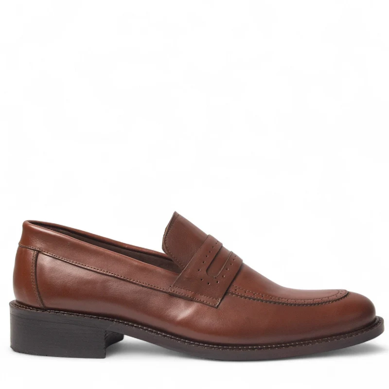 Men Brown Leather Shoes #5014