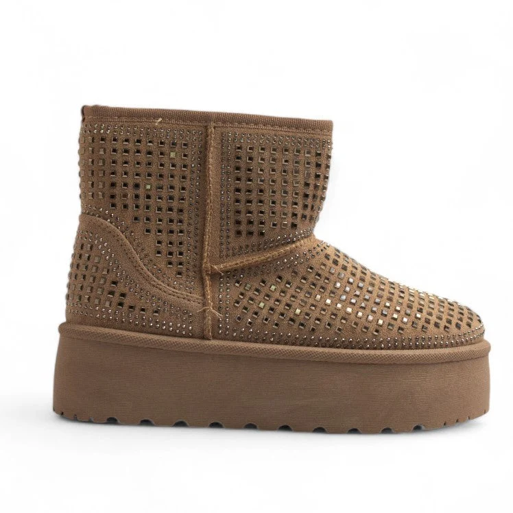 Europeon Union Women Cafe Chamois Half Boot #3490