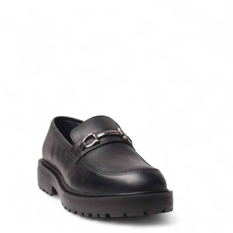 Men Black Leather Shoes #5010