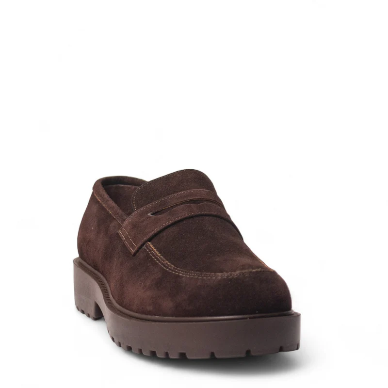 Men Brown Chamois Shoes #5009