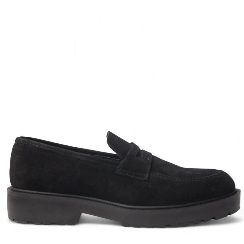 Men Black Chamois Shoes #5008