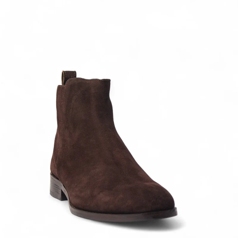 Men Black Chamois HalfBoot #5094
