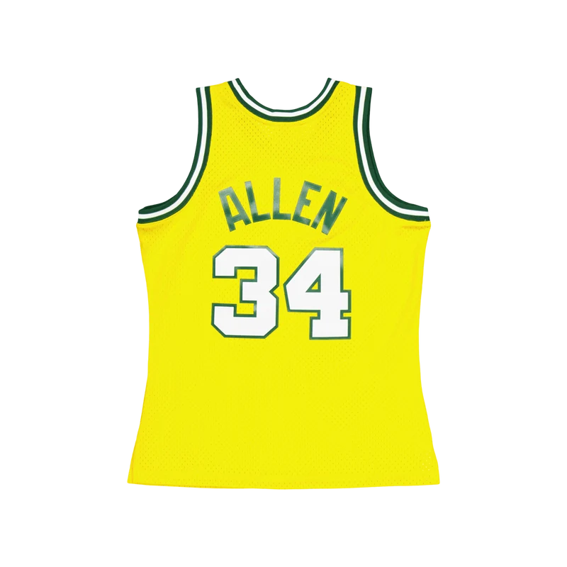 Supersonics Swingman Jersey Al Yellow