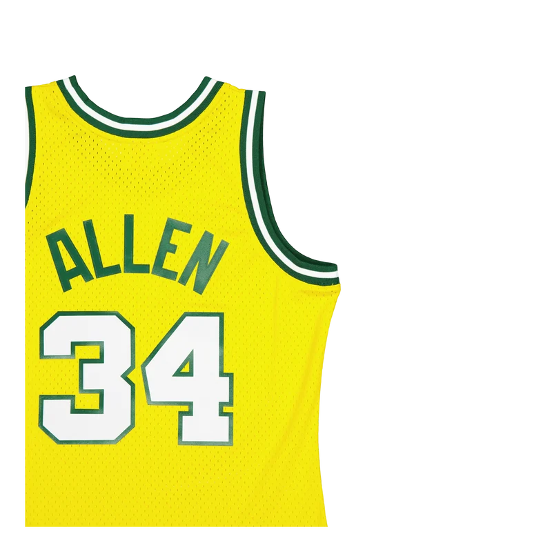 Supersonics Swingman Jersey Al Yellow