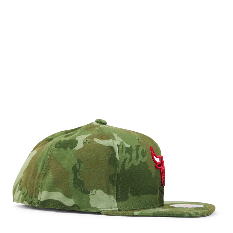 Bulls Tonal Camo Stretch Fitted HWC