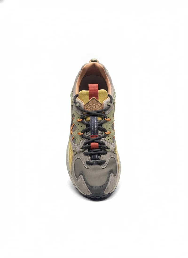 Yamabushi Man Suede/Nylon mud dark brown acid