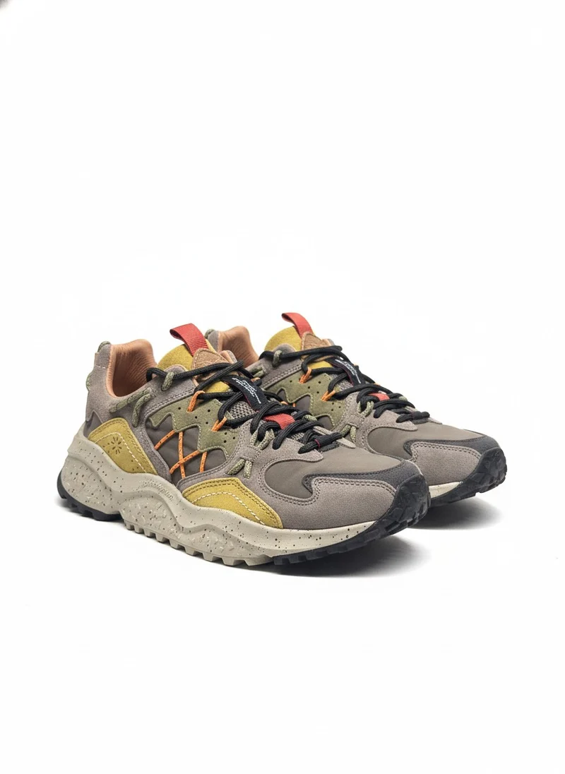 Yamabushi Man Suede/Nylon mud dark brown acid