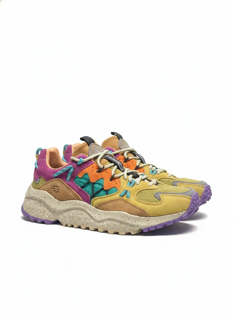 Yamabushi Uni Suede/Nylon mais kaki orange