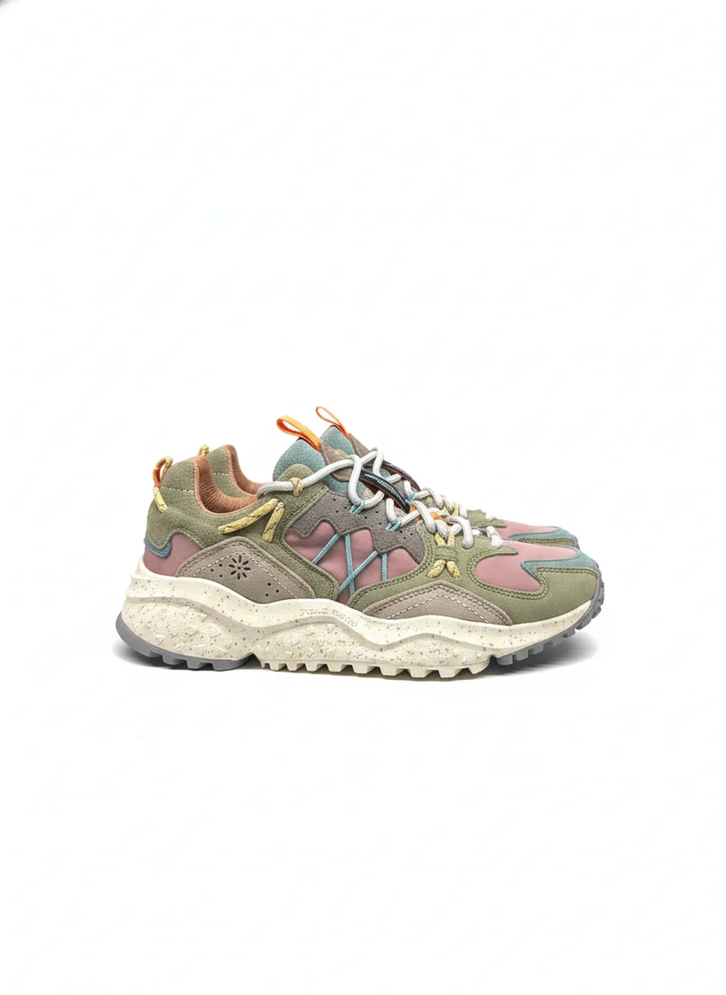 Yamabushi Woman Suede/Nylon mud clay beige