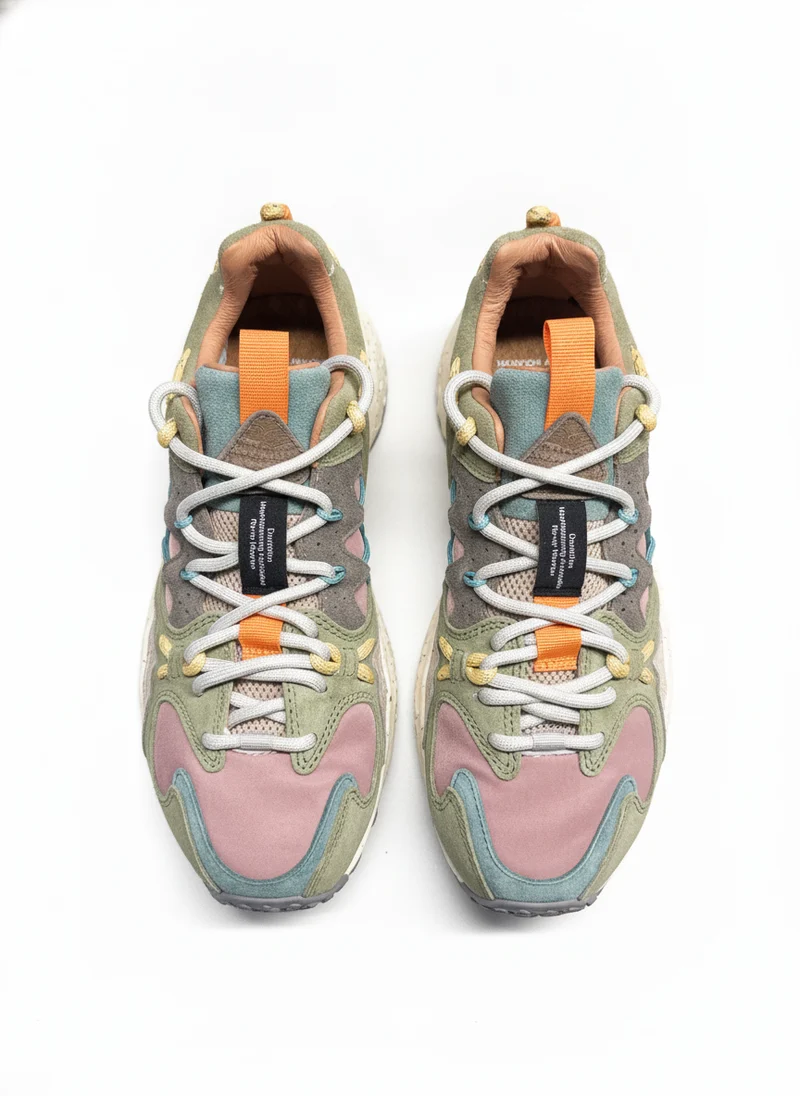 Yamabushi Woman Suede/Nylon mud clay beige