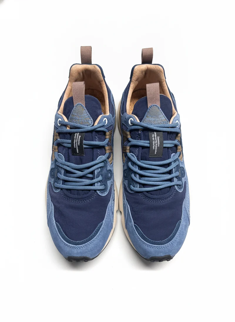 Yamano 3 Man Suede/Nylon navy blue brown
