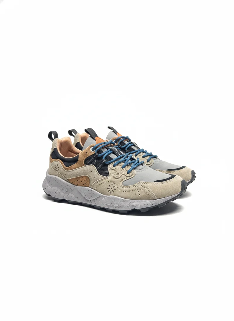 Yamano 3 Man Suede/Nylon dark beige grey black