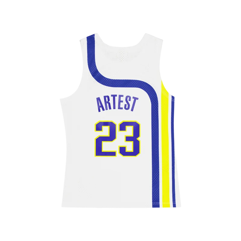 Pacers Swingman Jersey Artest White
