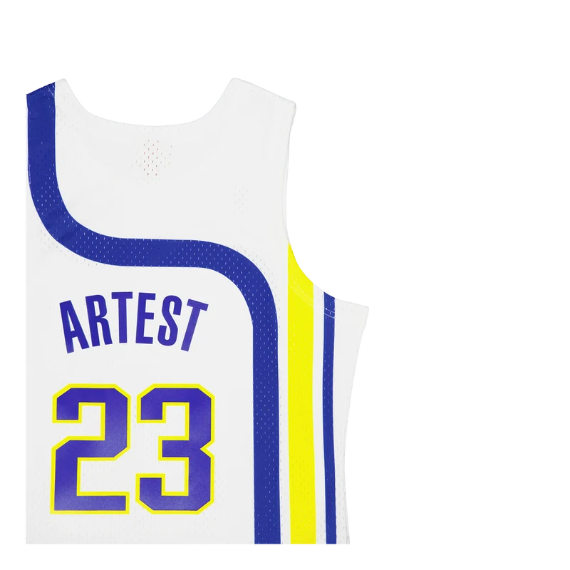 Pacers Swingman Jersey Artest White