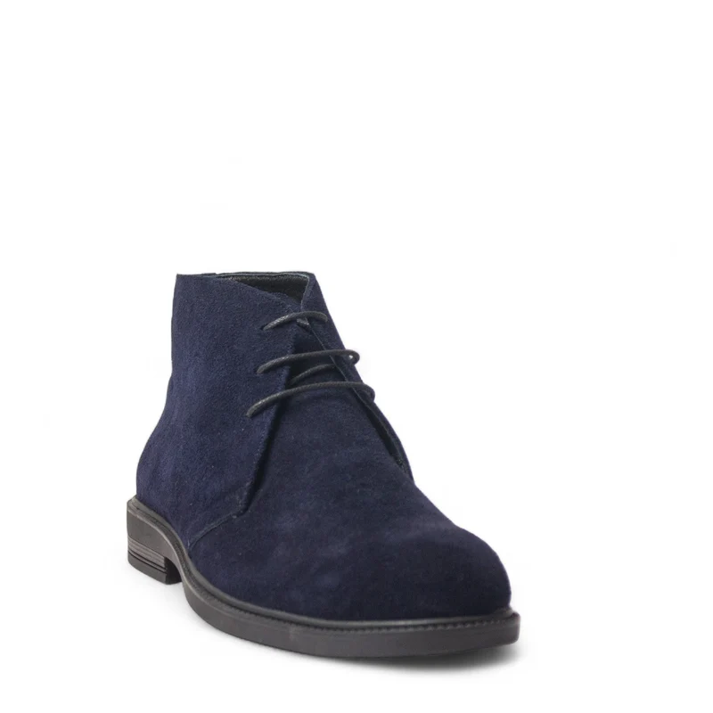 Men Navy Chamois HalfBoot #5024