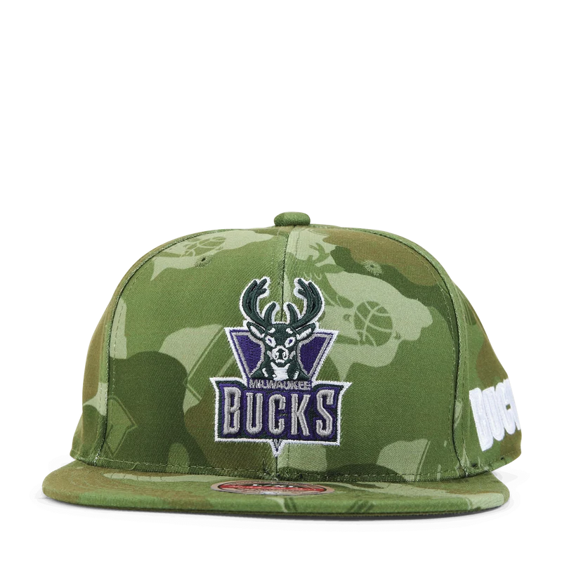 Bucks Tonal Camo Stretch Fitted HWC