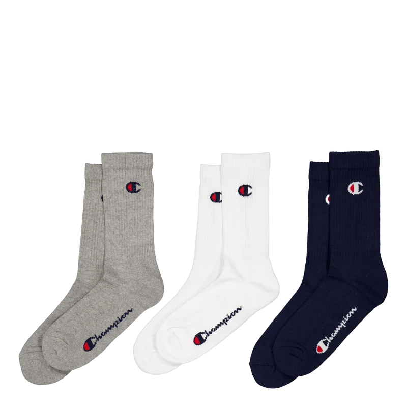 3pk Crew Socks Sky Captain A