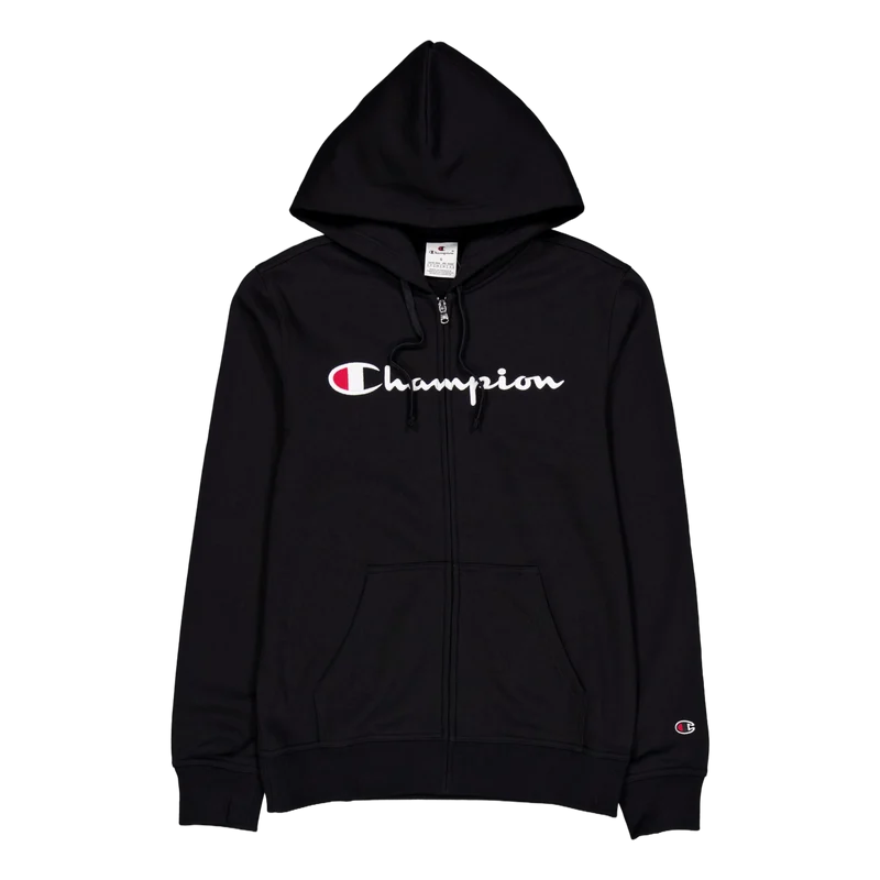 Hooded Full Zip Sweatshirt Black Beauty
