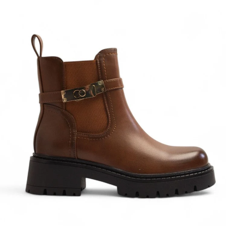 Europeon Union Women Havan Leather Half Boot #3333