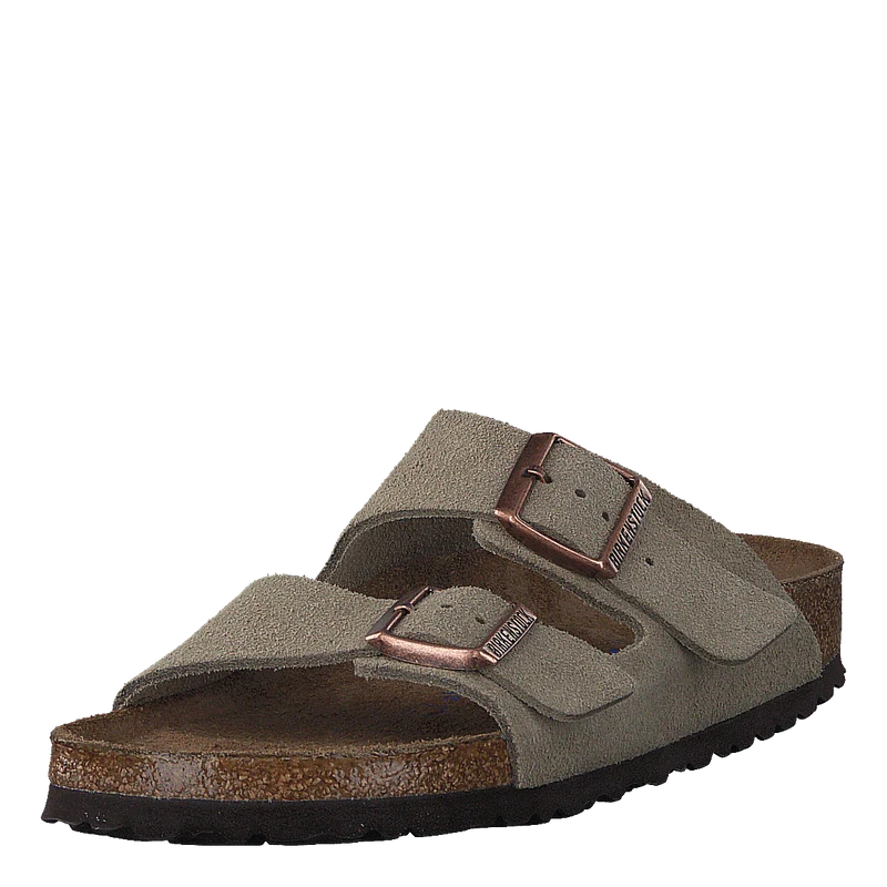 Arizona Soft Footbed Narrow Taupe Suede