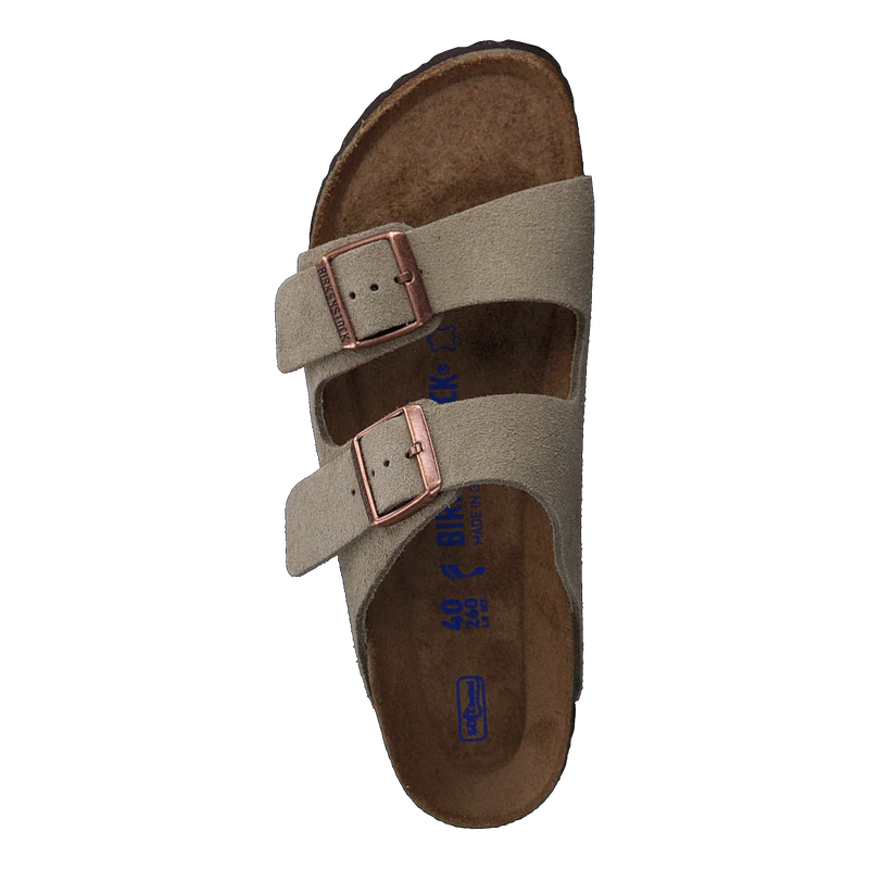Arizona Soft Footbed Narrow Taupe Suede