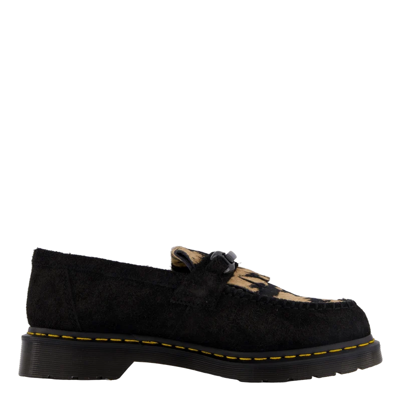 Adrian Snaffle Hair-on Loafer Black Beige