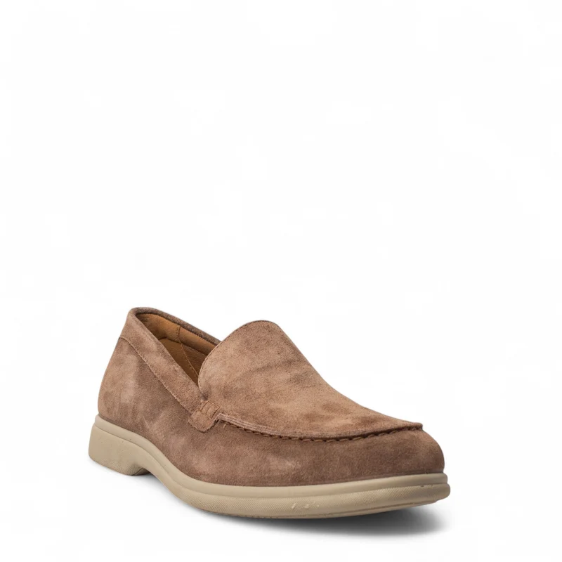 Italian Men Cafe Chamois Shoes #4973
