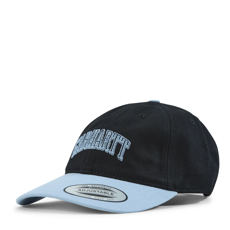 Scrawl Script Cap Black / Misty Sky