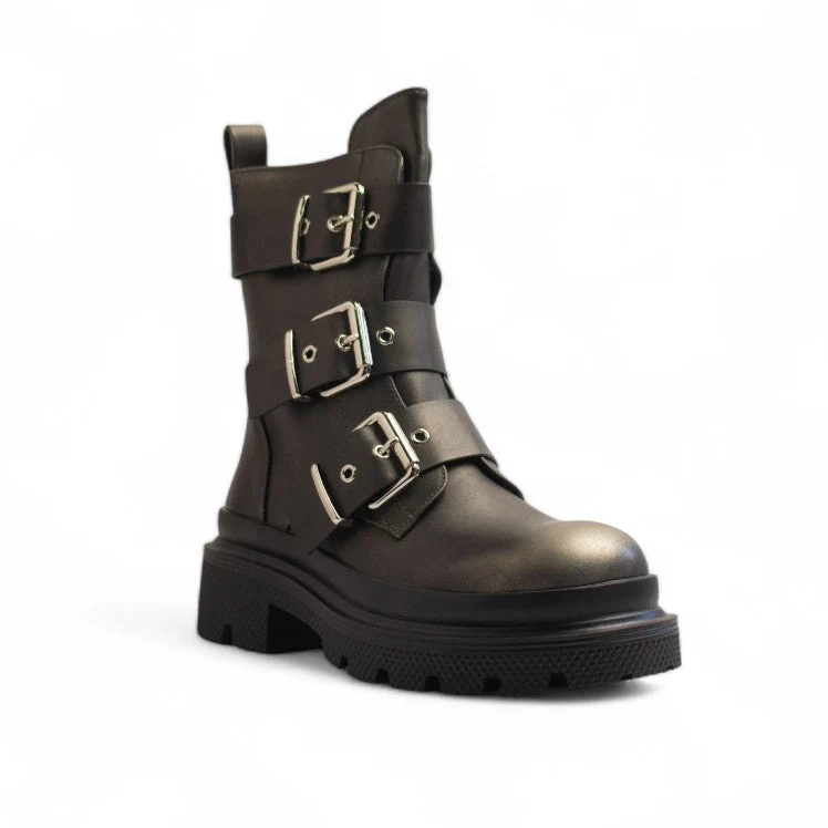 Europeon Union Women Oxide Leather Half Boot #3410