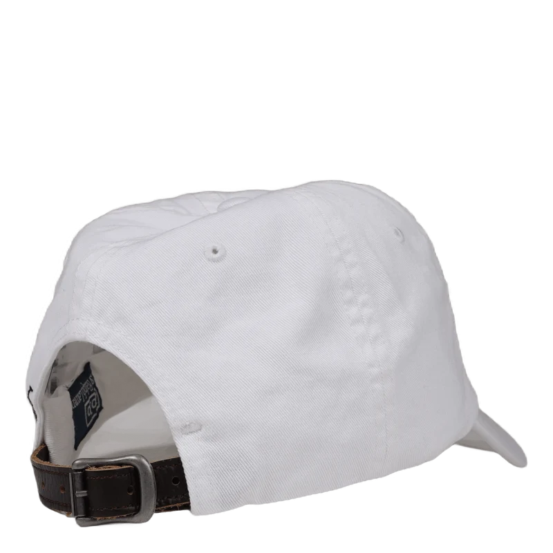 Flag Chino Ball Cap Pure White