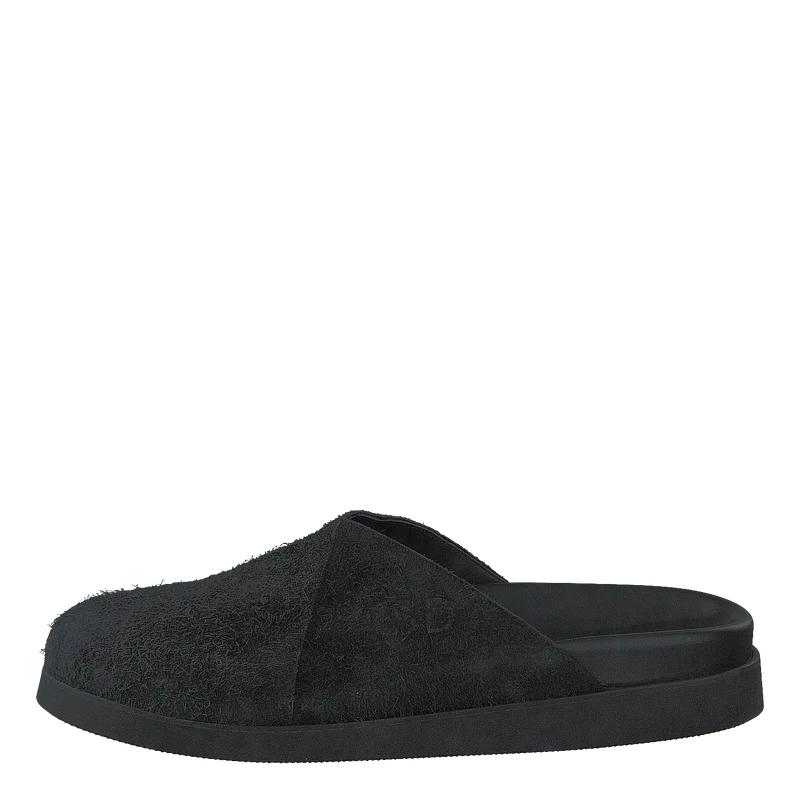 Sabot Black Rough-out Suede
