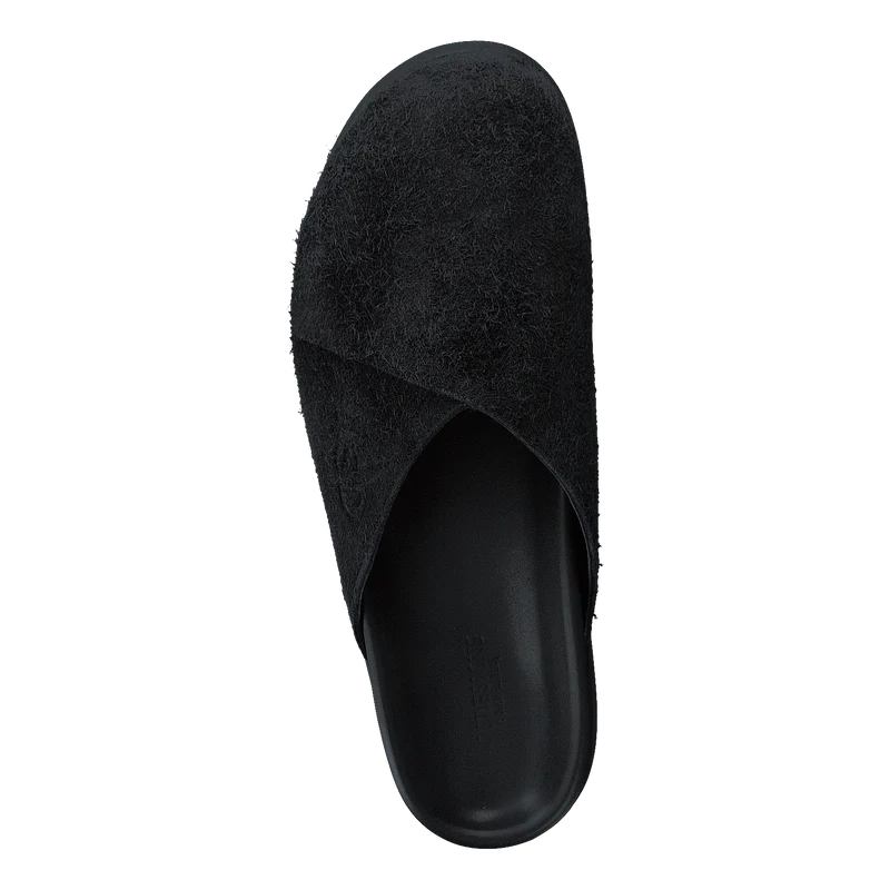 Sabot Black Rough-out Suede
