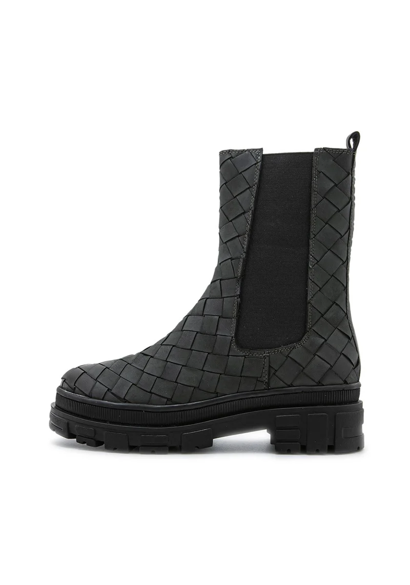 RSKate Boot braided Suede grey/black