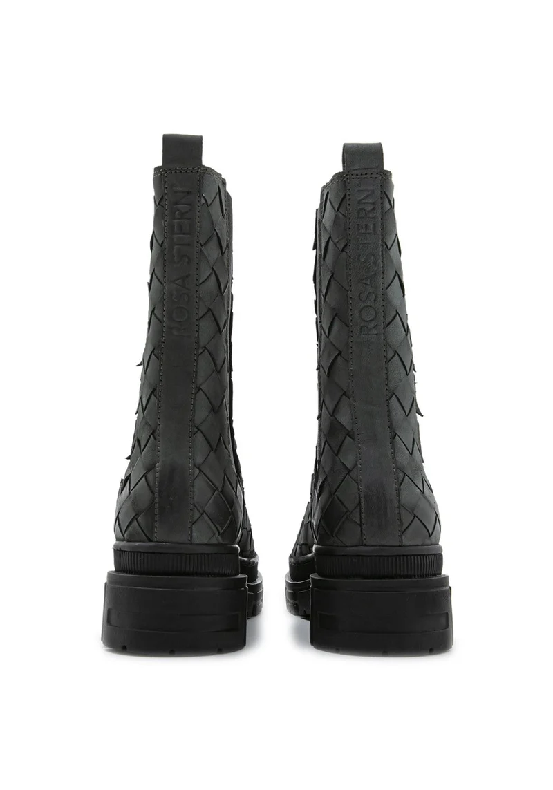 RSKate Boot braided Suede grey/black