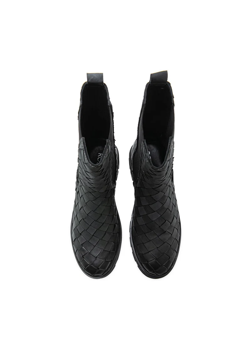 RSKate Boot braided Suede grey/black