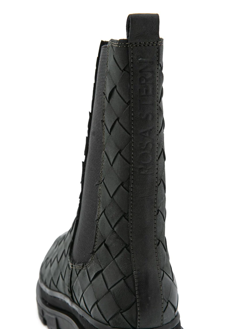 RSKate Boot braided Suede grey/black