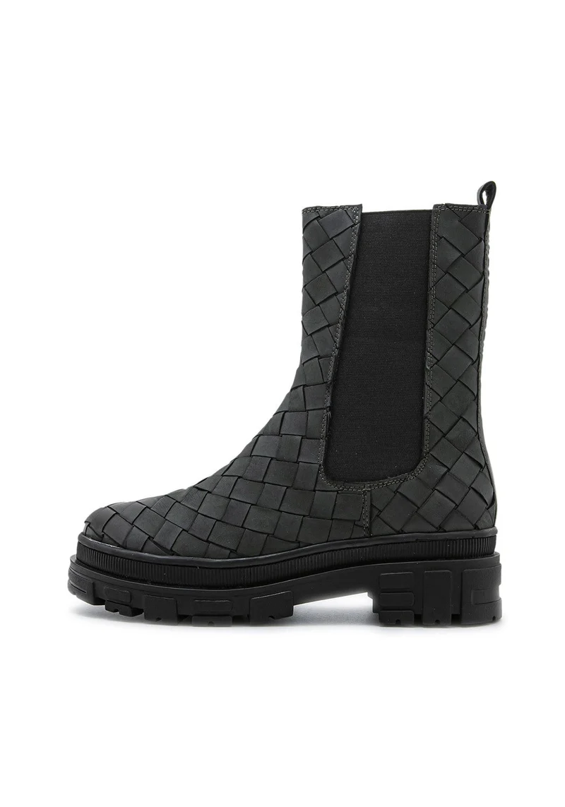 RSKate Boot braided Suede grey/black