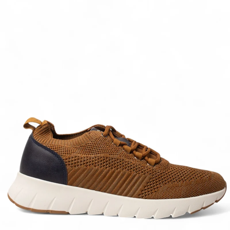 Europeon Union Men Camel Cloth Shoes #4948