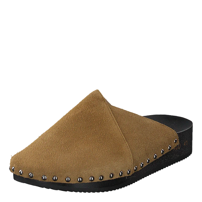Sabot Wooden Clog Senape Rough